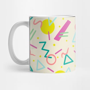 80s Retro Style Memphis Pattern Mug